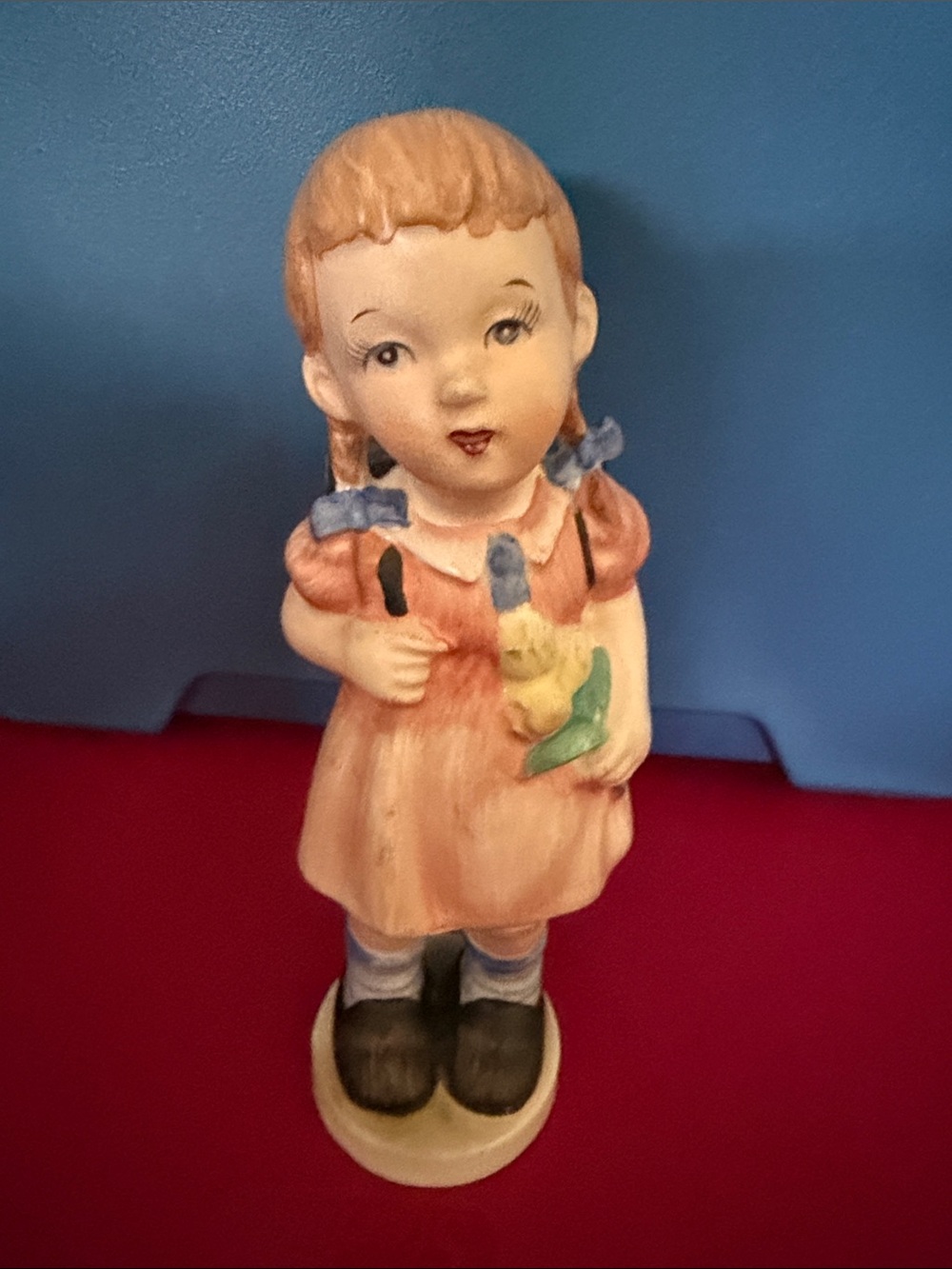 Goebel girl with backpack